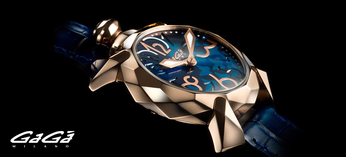 【新品未使用】 GaGa MILANO ガガミラノ 腕時計 ブルー THINCH